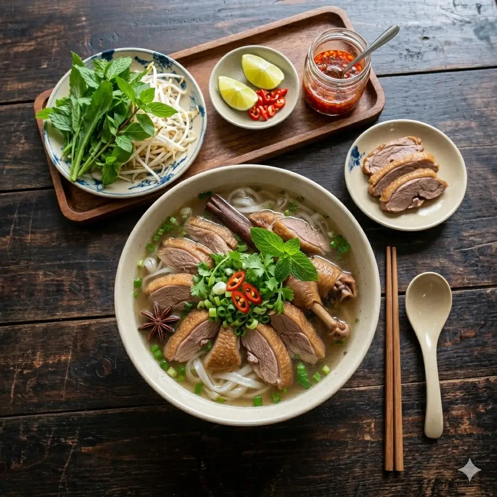 Hình ảnh Phở vịt quay