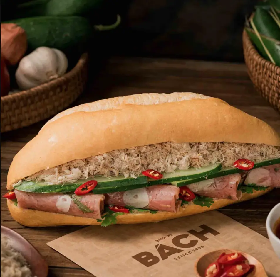 Hình ảnh Bánh mì nem ruốc