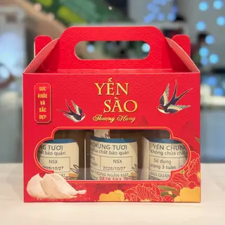 Hình ảnh Combo 6 yến tươi chưng tinh dầu - 100ml