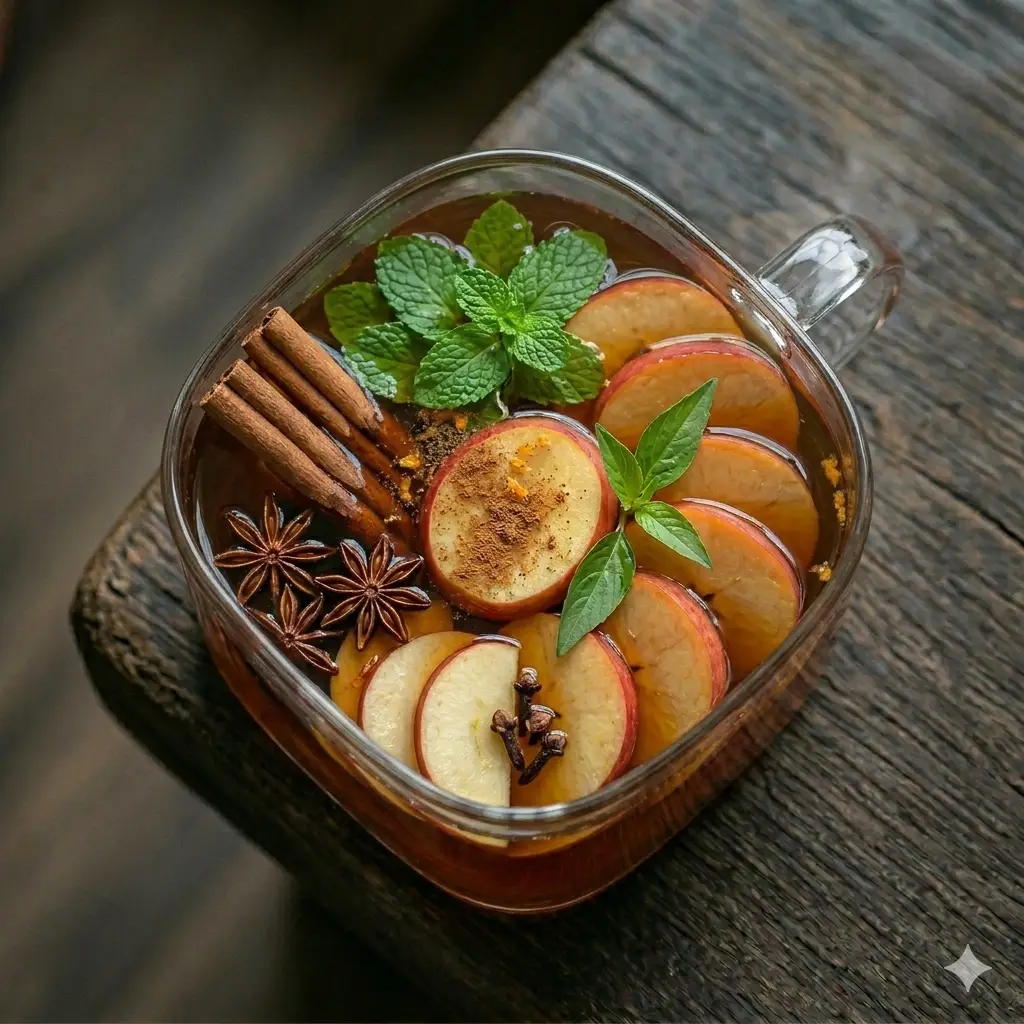 Hình ảnh Detox táo quế