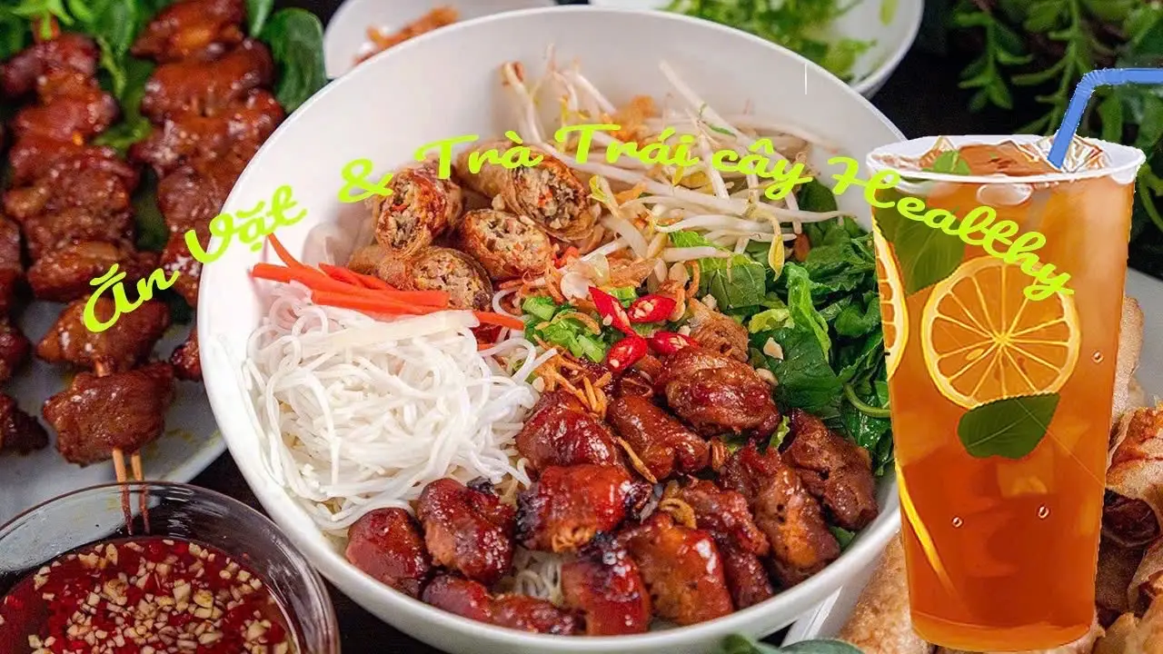 Hình ảnh Bún Thịt Nướng & Trà Trái Cây Healthy - Đường Số 5