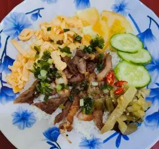 Hình ảnh Cơm thịt - 3 rọi nướng