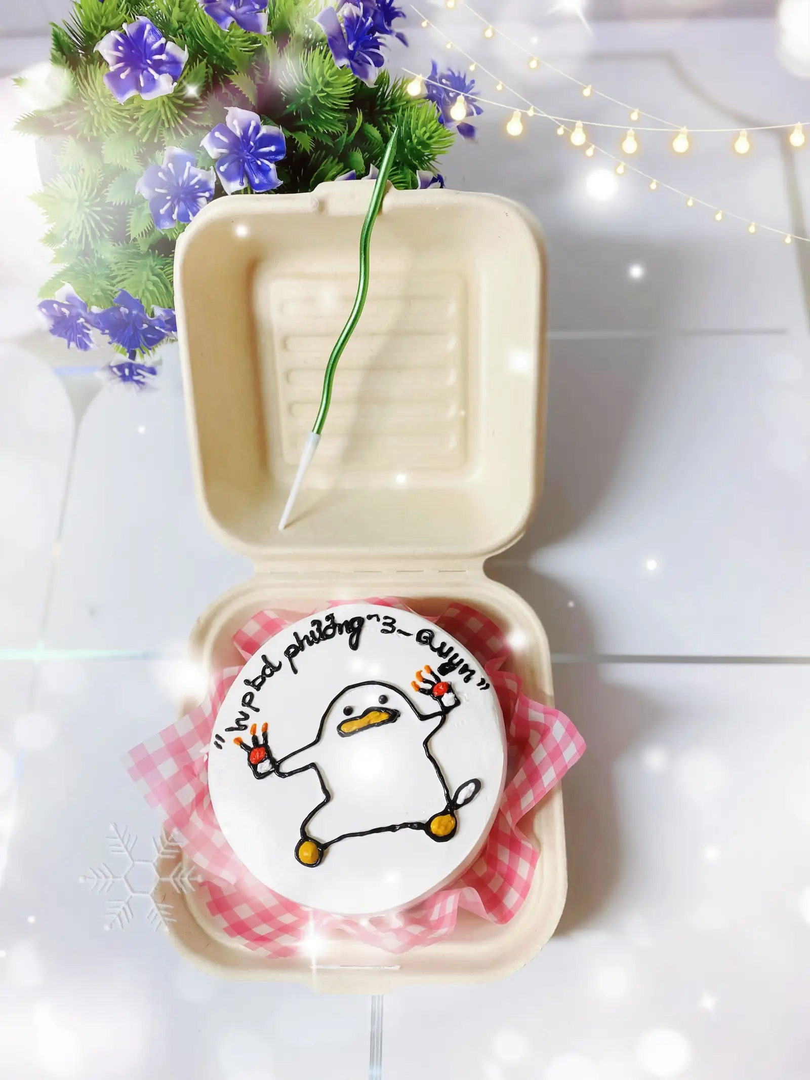 Hình ảnh Bánh kem bento mini chú ếch ngộ nghĩnh