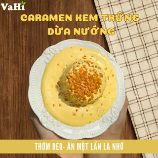 Hình ảnh Caramen kem trứng dừa nướng