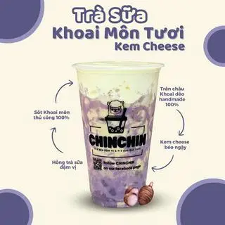Hình ảnh Trà sữa khoai môn tươi kem cheese