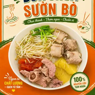 Hình ảnh Bún sườn - bò