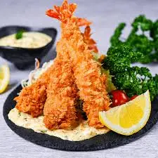 Hình ảnh Tôm chiên xù sốt tartar - ebi fry