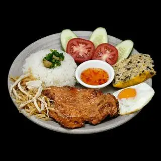 Hình ảnh Cơm sườn - ốp la