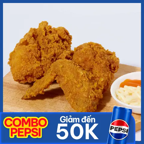 Hình ảnh 2 cánh gà - pepsi