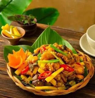 Hình ảnh Ếch xào chua ngọt