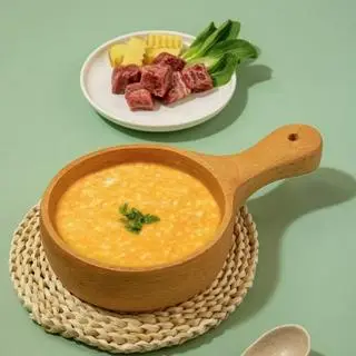 Hình ảnh Cháo thịt bò rau củ