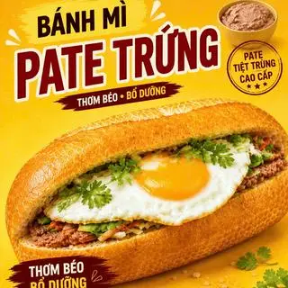 Hình ảnh Bánh mì pate trứng