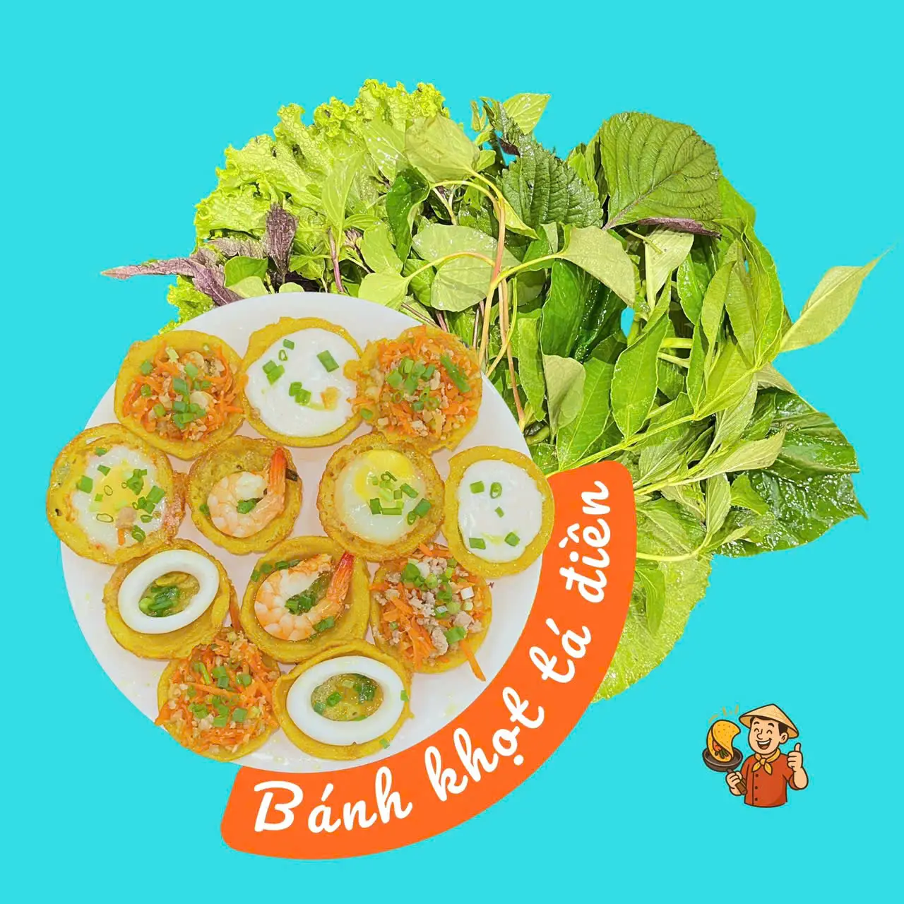 Hình ảnh Bánh khọt tá điền - phần 12 cái