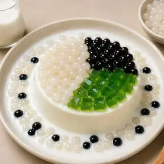 Hình ảnh Tàu hủ Singapore sữa tươi full topping