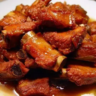 Hình ảnh Sườn cọng non khìa nước dừa