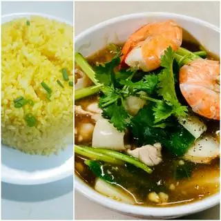Hình ảnh Cơm chiên thập cẩm xào nước