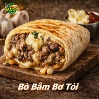 Hình ảnh Tacos Bò Bằm Bơ Tỏi