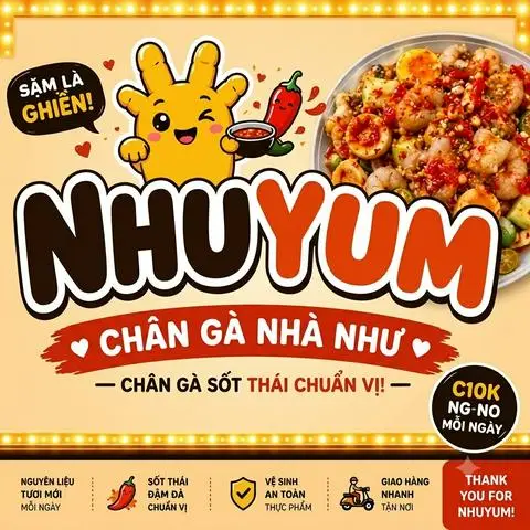 Hình ảnh Chân Gà Sốt Thái - NHUYUM - Quốc Lộ 50