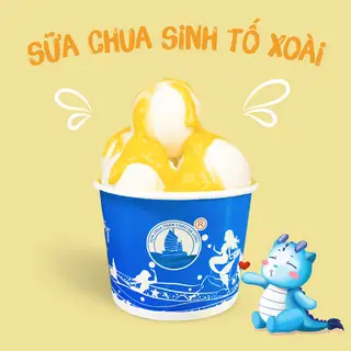 Hình ảnh Sữa chua sinh tố xoài