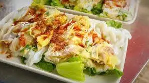 Hình ảnh Bánh cuốn trứng bò