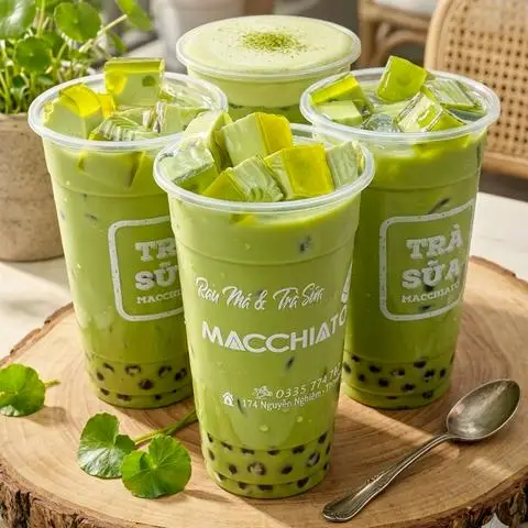 Hình ảnh TRÀ SỮA & RAU MÁ MACCHIATO - HƯƠNG LỘ 2