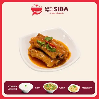 Hình ảnh Cơm Sườn Xào Chua Ngọt + Trà Sâm Dứa