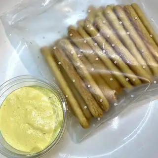 Hình ảnh Bánh que sốt kem trứng