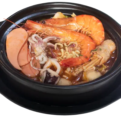 Hình ảnh Combo 2 mì trộn thập cẩm + 2 ly pepsi