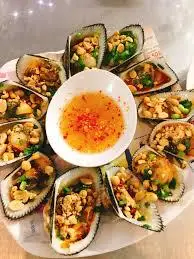 Hình ảnh Sò lông nướng mỡ hành