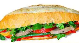 Hình ảnh Bánh mì thịt - chả