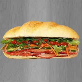 Hình ảnh Bánh mì xá xíu