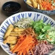Hình ảnh Bún gạo lứt nước tương đậu hũ