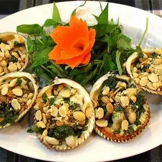 Hình ảnh Sò lông nướng mỡ hành
