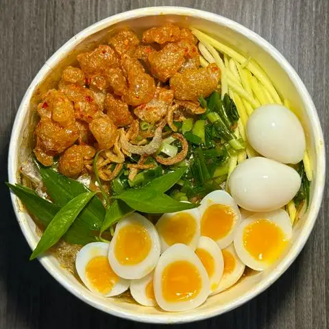 Hình ảnh Bánh Tráng Lòng Đào Tóp Mỡ - Bánh Tráng Nè - Chiến Thắng