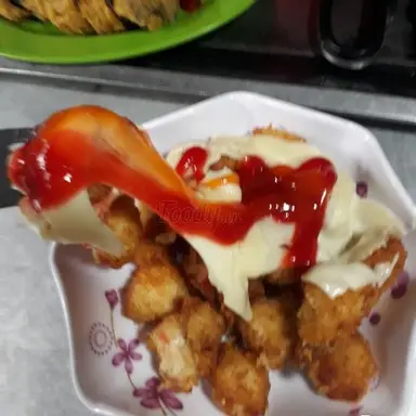 Hình ảnh Gà viên chiên phô mai