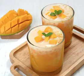 Hình ảnh Trà xoài sữa béo