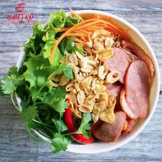Hình ảnh Bún trộn lườn ngỗng hun khói