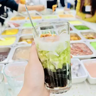 Hình ảnh Chè cốm mix xanh