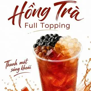 Hình ảnh Hồng trà tắc (Full topping)