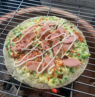Hình ảnh S8. Bánh tráng nướng Khô bò xúc xích