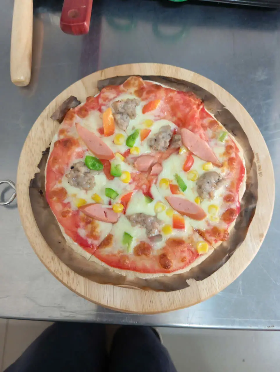 Hình ảnh Pizza thập cẩm size 18cm