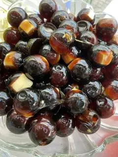 Hình ảnh Flan bi tròn