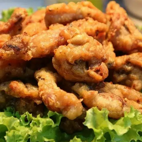 Hình ảnh Da ếch chiên giòn