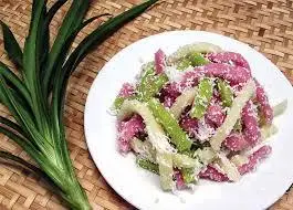 Hình ảnh Bánh tằm khoai mì nước cốt dừa