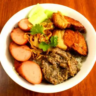 Hình ảnh Xôi pate thịt xúc xích