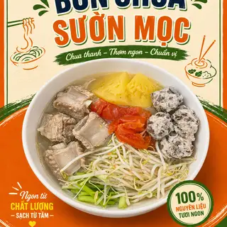 Hình ảnh Bún sườn - mọc