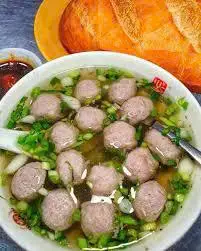 Hình ảnh Bánh mì bò viên gân