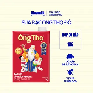 Hình ảnh Sữa đặc có đường Ông Thọ đỏ - Hộp giấy 1kg_01TD12