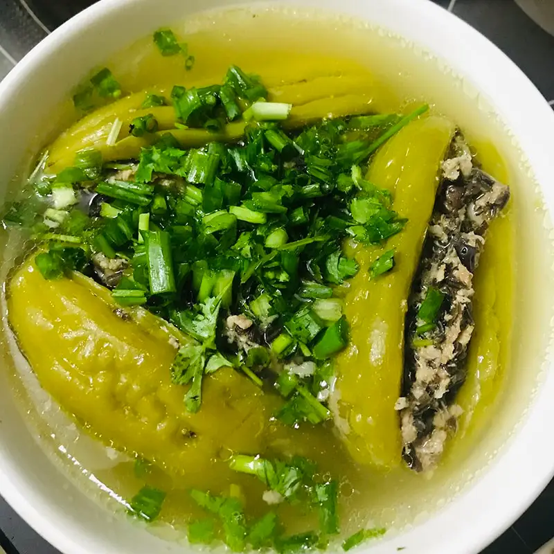 Hình ảnh Canh khổ qua nhồi chay