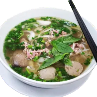 Hình ảnh Phở tái bò viên